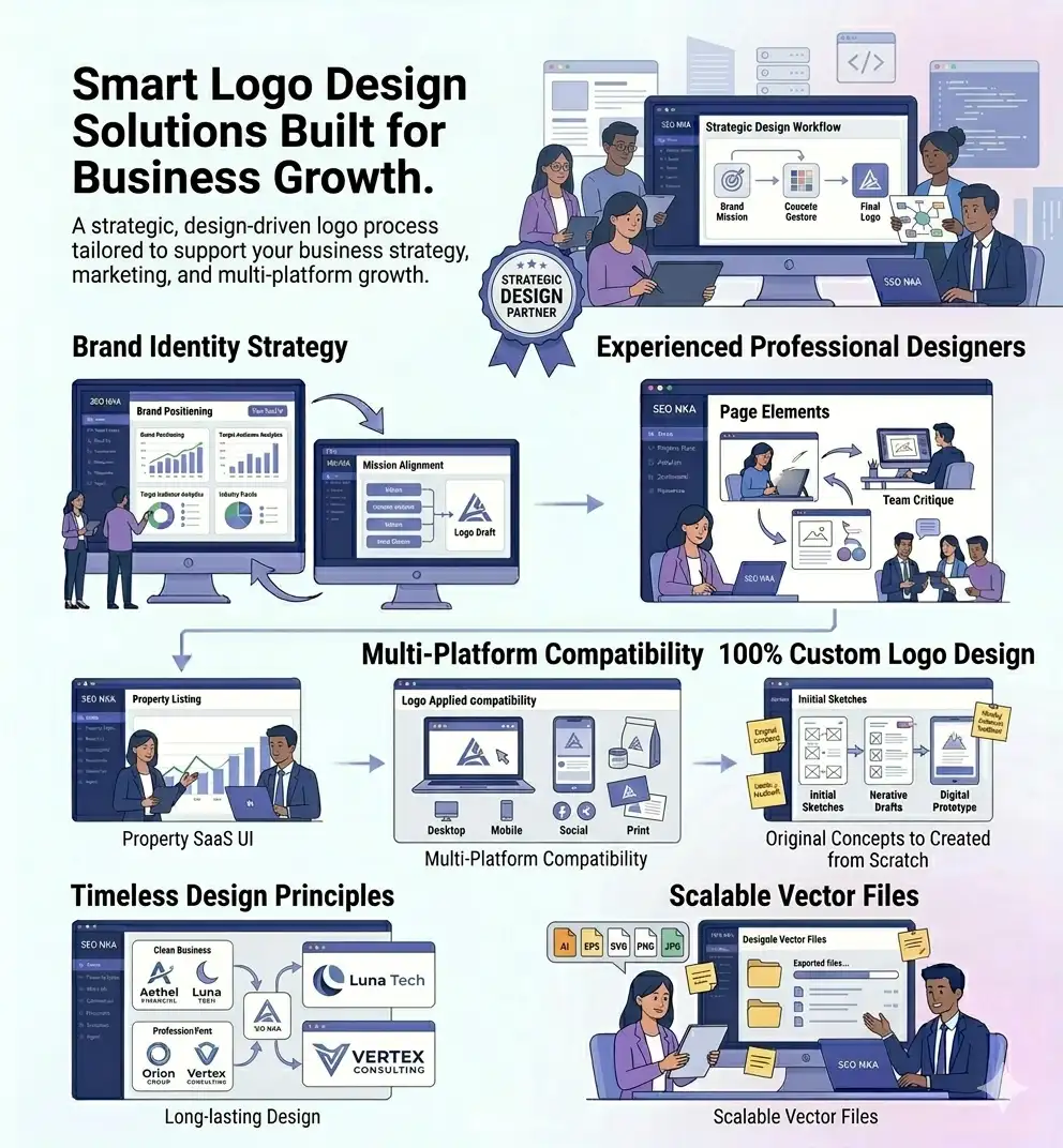 Smart Logo Design Solutions Built for Business Growth