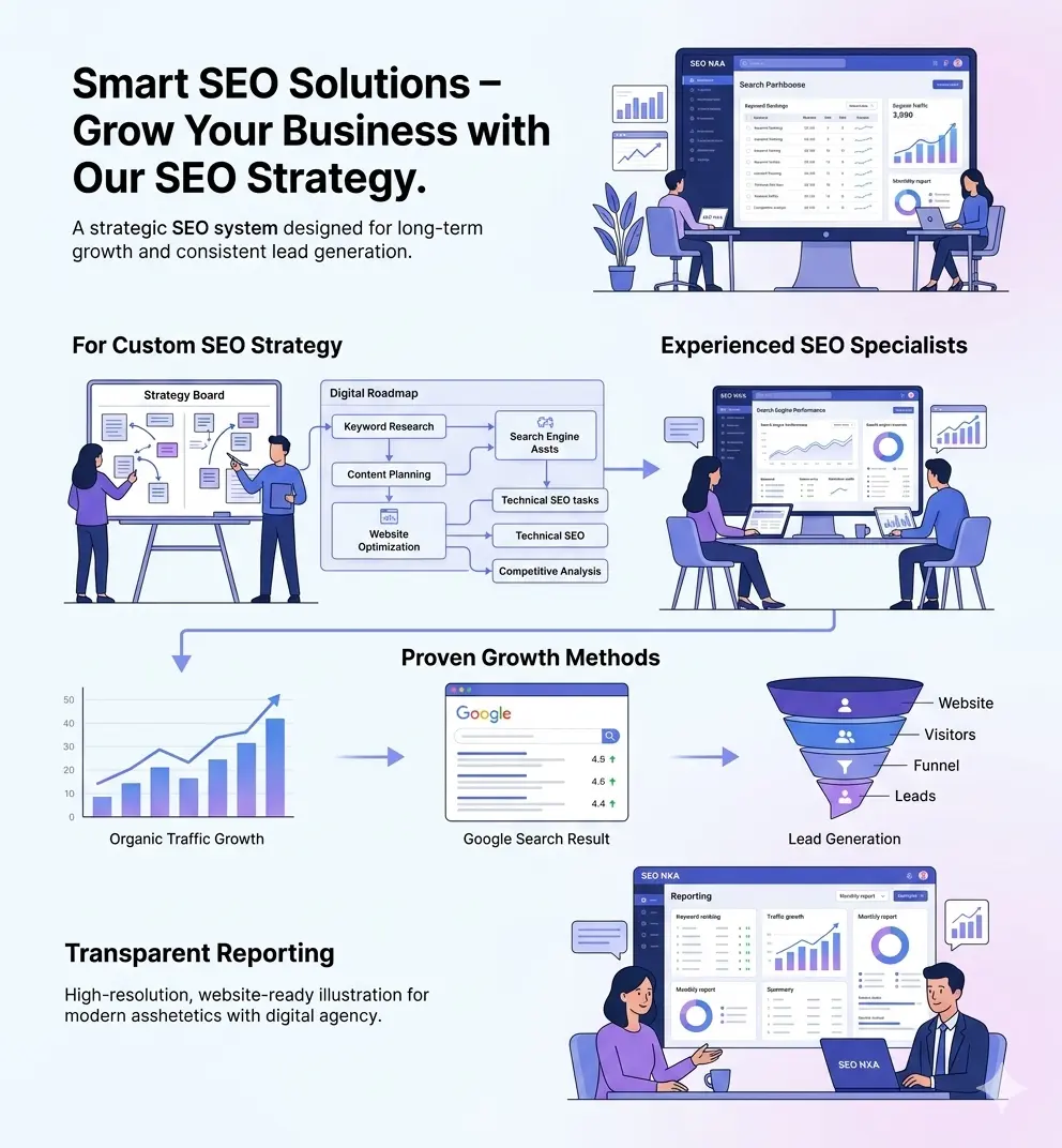 Smart SEO Solutions Grow Your Business with our SEO Strategy