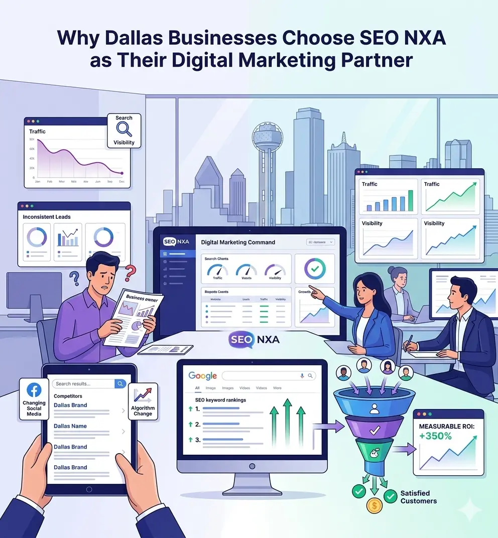 Why Dallas Businesses Choose SEO NXA as Their Digital Marketing Partner